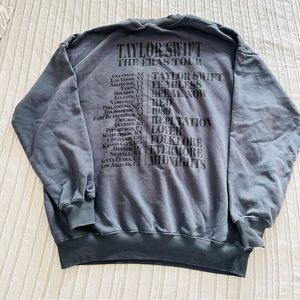 ERAS TOUR BLUE CREWNECK SWEATER